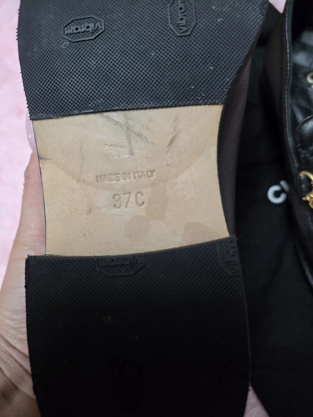 CHANEL black quilted